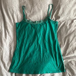Emerald Green Anne Taylor Loft Tank